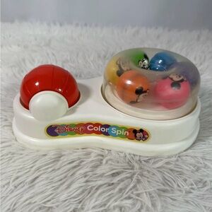 Vintage Disney Colour Spin Mickey Mouse Toy Mattel 1986 Works
